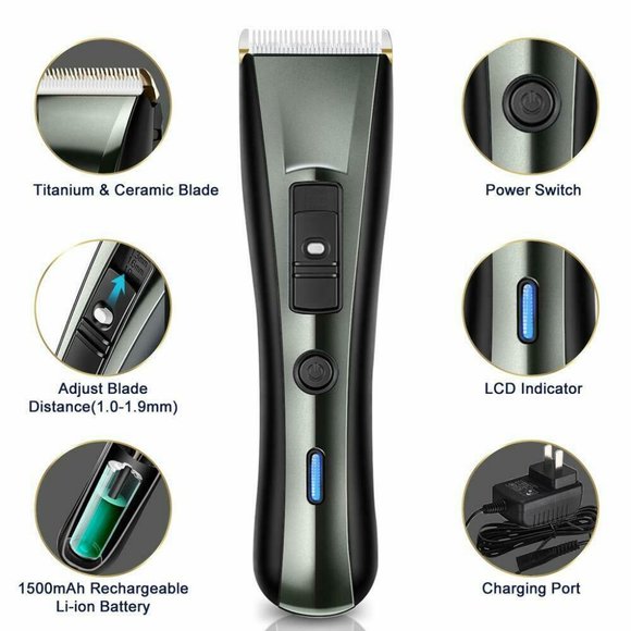 Professional Cordless Hair Clippers for Men - Picture 3 of 7